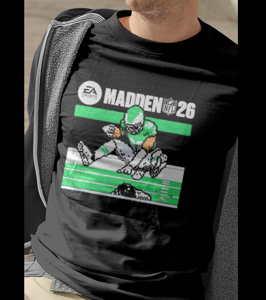 Saquon Barkley Philadelphia Eagles Madden 26 Football Gaming Fan T-Shirt