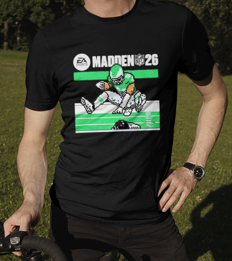 Saquon Barkley Philadelphia Eagles Madden 26 Football Gaming Fan T-Shirt