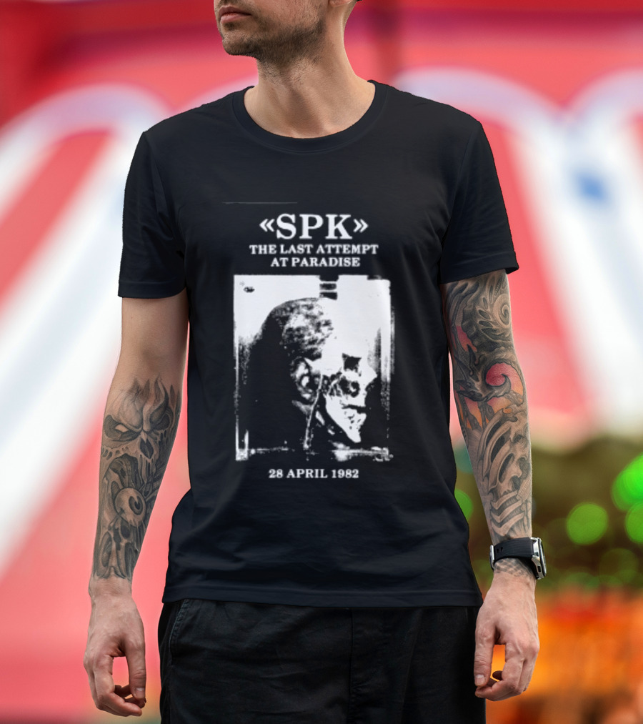 SPK The Last Attempt At Paradise Event 28 April 1982 T-Shirt