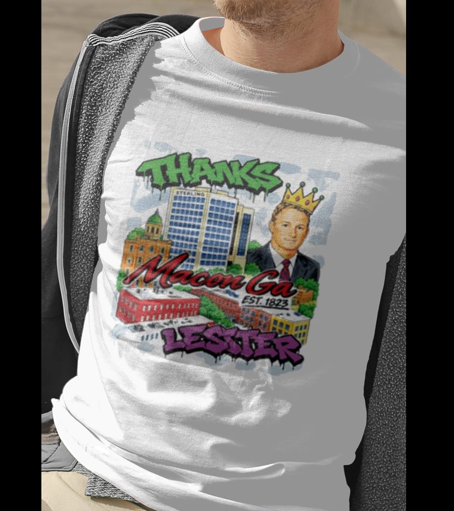 Thanks Macon Ga Lester T-Shirt
