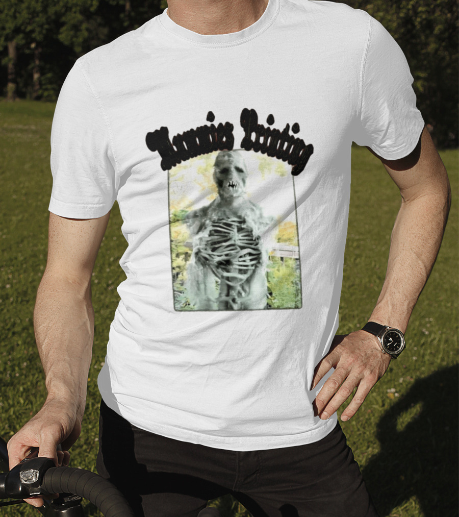 Mummies Printing Spooky Scarecrow Skeleton Horror T-Shirt