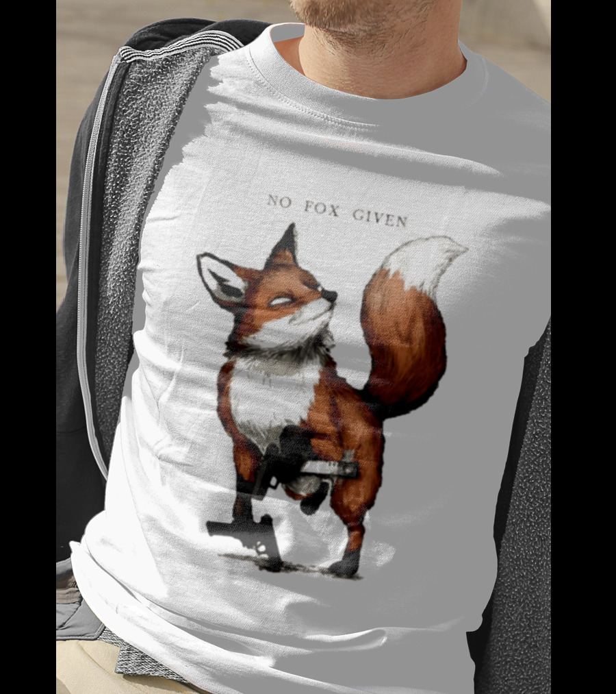 No Fox Given With Pistol And Attitude T-Shirt