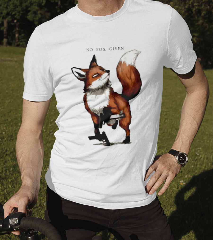 No Fox Given With Pistol And Attitude T-Shirt