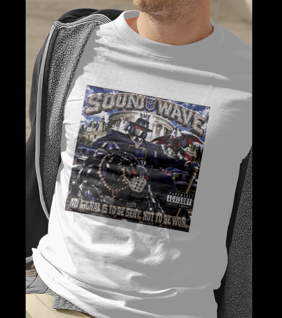 Sound Wave No Signal Is To Be Sent Not To Be Won Transformers T-Shirt