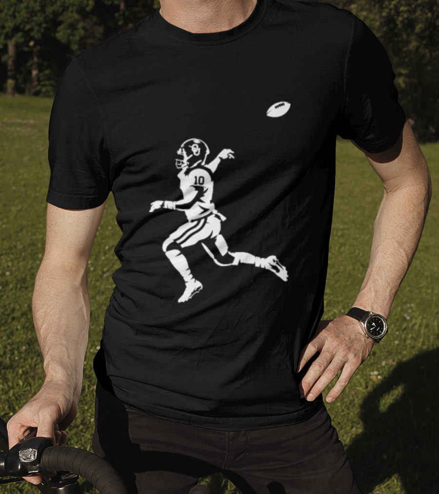 Oklahoma Sooners John Mateer Football Quarterback Crimson Pass T-Shirt