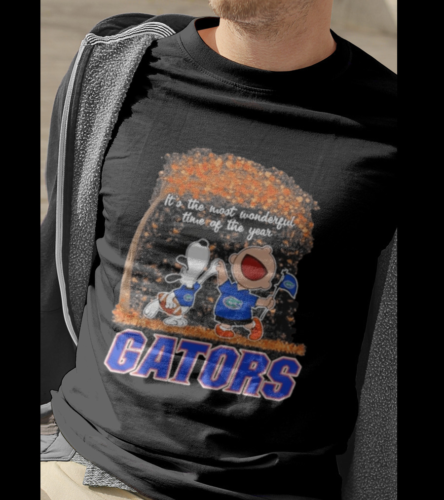 Florida Gators Snoopy Charlie Brown Wonderful Time Of The Year 2026 T-Shirt