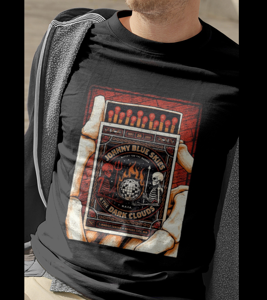 Johnny Blue Skies And The Dark Clouds Matchbox Mobile Center Kansas City MO September 26 2026 T-Shirt