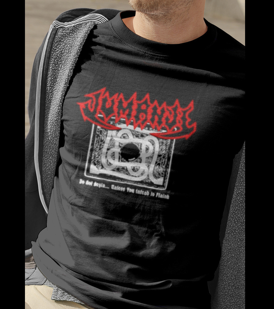 Jumanji Do Not Begin Unless You Intend To Finish Red And White T-Shirt