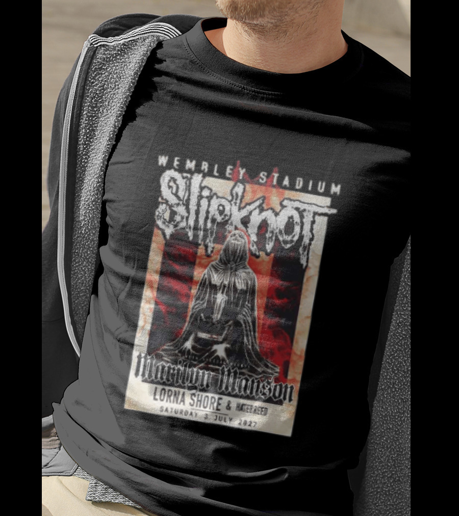 Wembley Stadium Slipknot Marilyn Manson Lorna Shore Hatebreed July 3 2027 T-Shirt