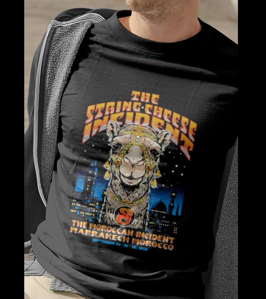 The String Cheese Incident Moroccan Incident Marrakech Morocco September 24 25 26 2026 T-Shirt