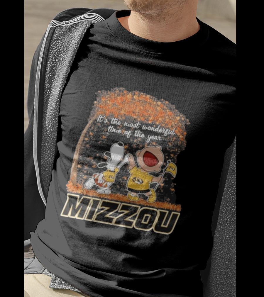 Mizzou Snoopy Charlie Brown It's The Most Wonderful Time Of The Year 2026 T-Shirt