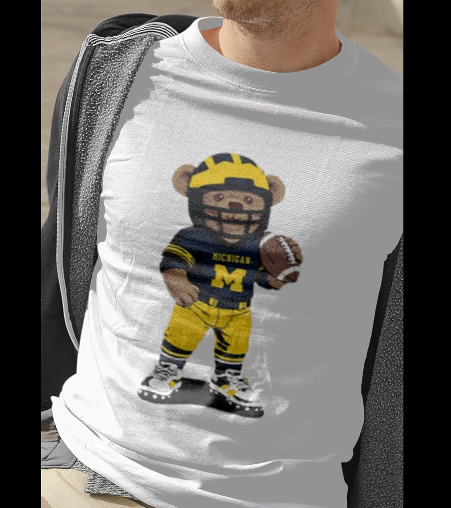 Michigan Wolverines Teddy Bear NCAA Football 2026 T-Shirt