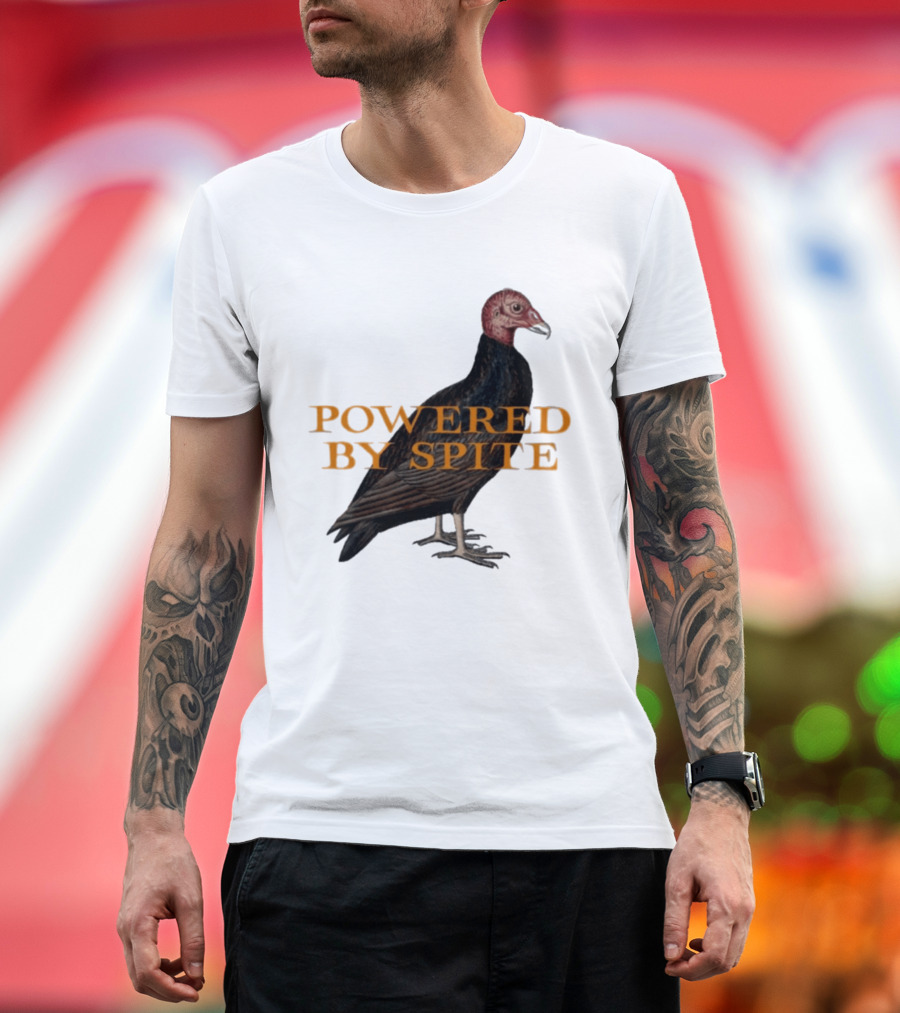 Powered By Spite Turkey Vulture T-Shirt