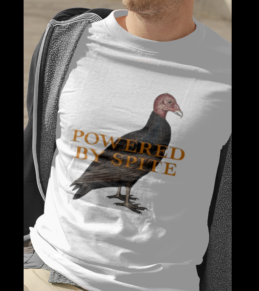 Powered By Spite Turkey Vulture T-Shirt