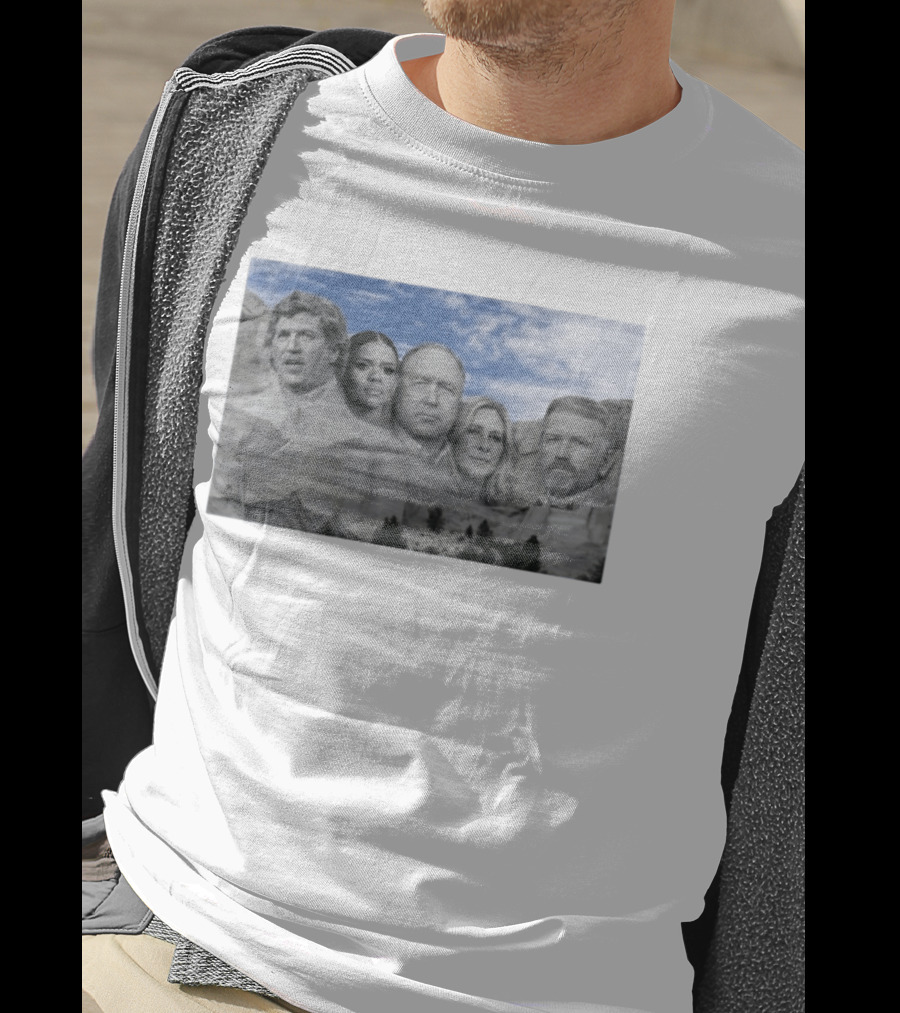 Thomas Massie Candace Owens Alex Jones Marjorie Taylor Greene Mount Rushmore MAGA Squad T-Shirt