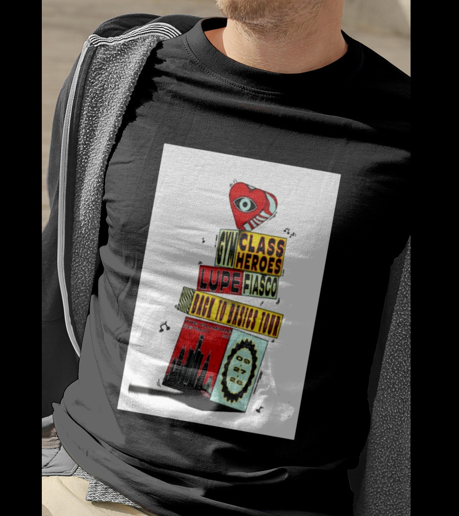 Back To Basics Tour Gym Class Heroes Lupe Fiasco The Fillmore Detroit Sep 27 2026 T-Shirt