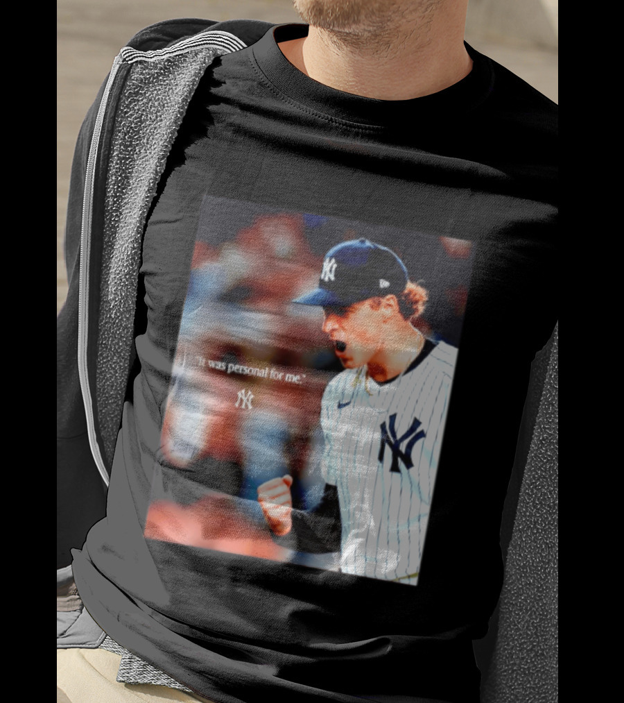 Ben Rice New York Yankees It Was Personal For Me Yankees Baseball T-Shirt