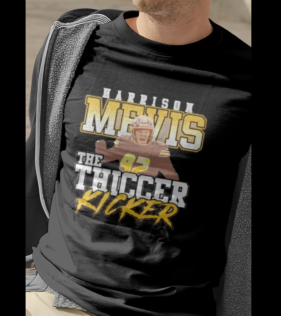 Harrison Mevis The Thicker Kicker 92 Football Celebration T-Shirt