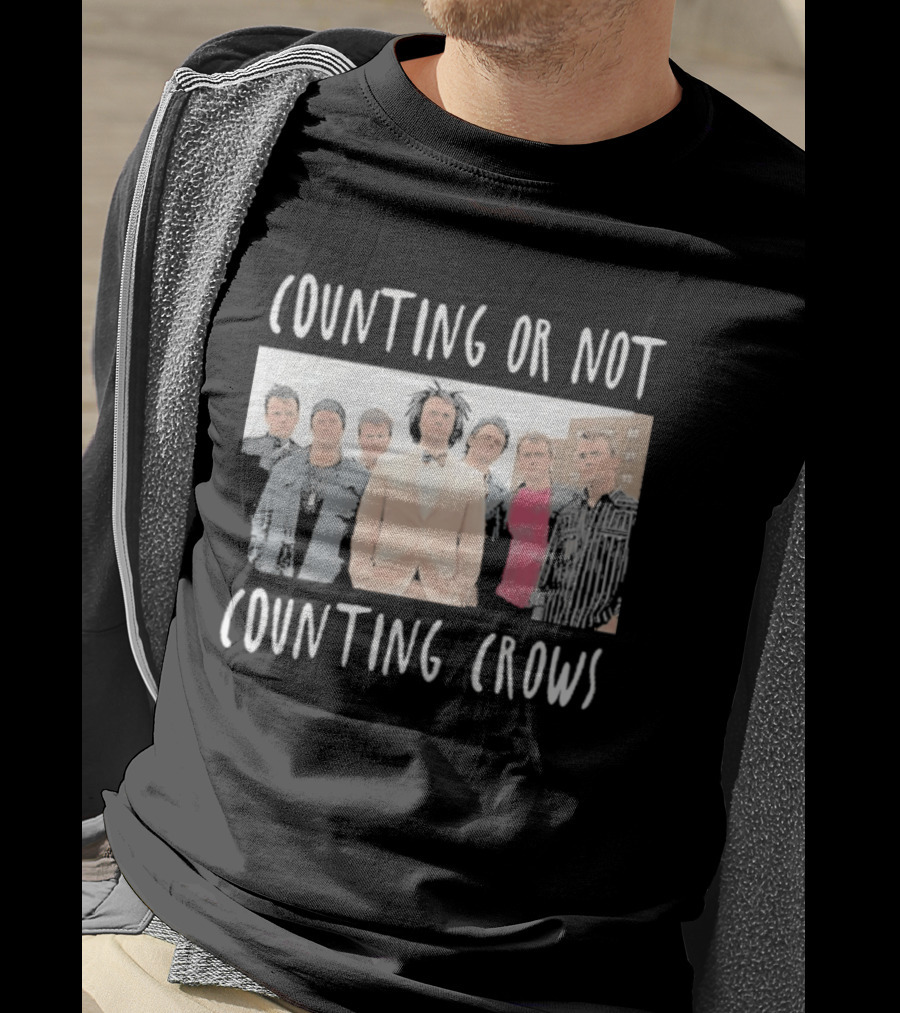 Counting Or Not Counting Crows Band Visual T-Shirt