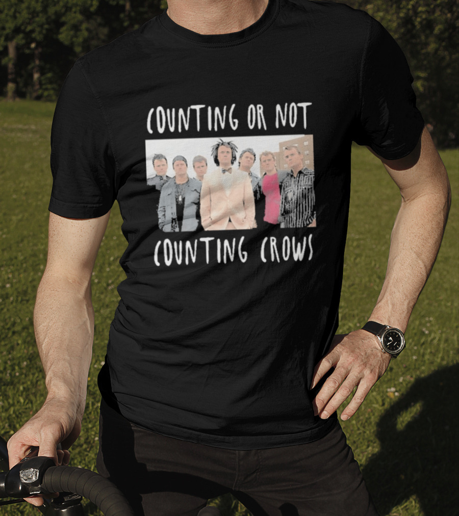 Counting Or Not Counting Crows Band Visual T-Shirt