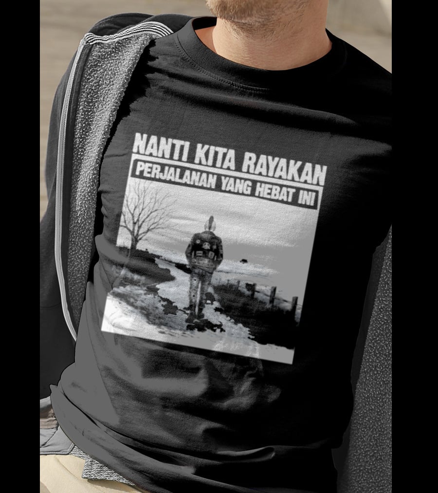 Nanti Kita Rayakan Perjalanan Yang Hebat Ini Motorcycle Adventure T-Shirt