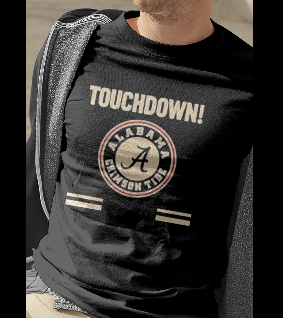 Alabama Crimson Tide Touchdown NCAA 2026 College Football T-Shirt