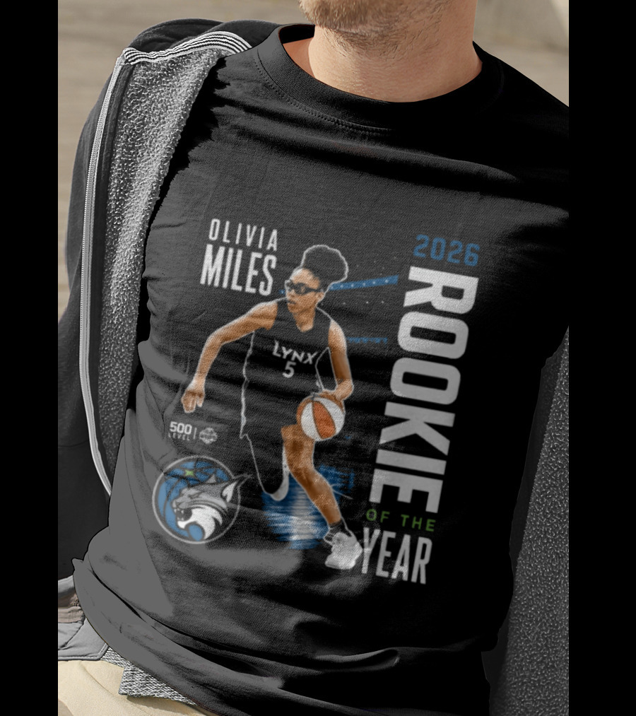 Olivia Miles Lynx 2026 Rookie Of The Year Basketball Legend T-Shirt
