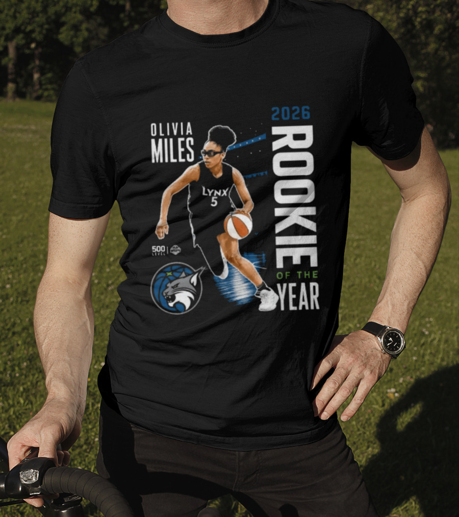 Olivia Miles Lynx 2026 Rookie Of The Year Basketball Legend T-Shirt