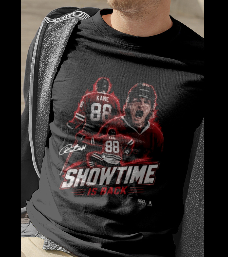 Patrick Kane 88 Showtime Is Back Chicago Trio T-Shirt