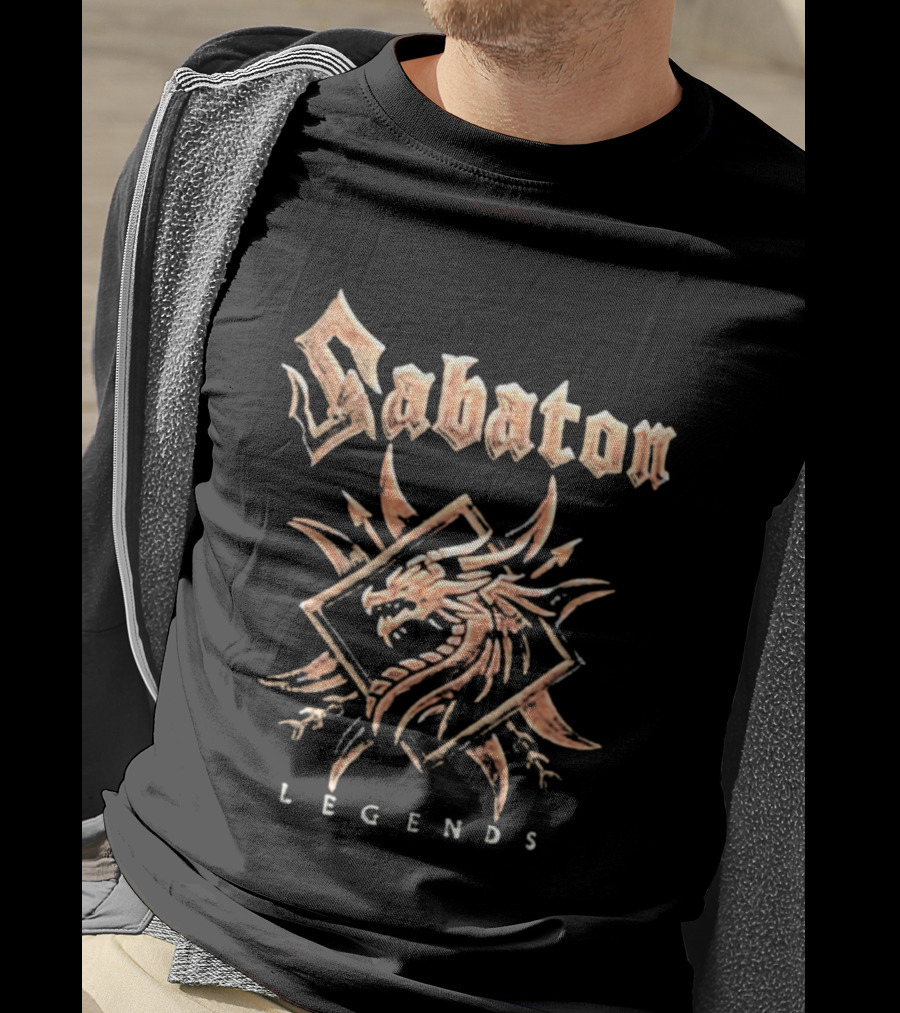 Sabaton Legends Dragon 2026 Tour T-Shirt
