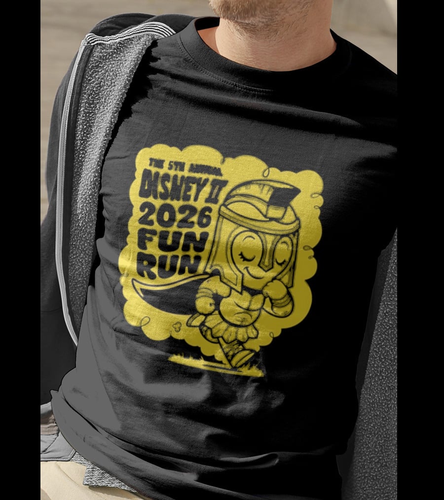 The 5th Annual Disney II 2026 Fun Run Harebrained Character Celebration T-Shirt