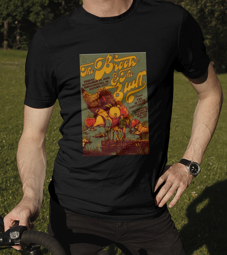 The Brook The Bluff Birmingham AL November 27 2026 Saturn 10 Year Jamiversary Celebrating 10 Years T-Shirt