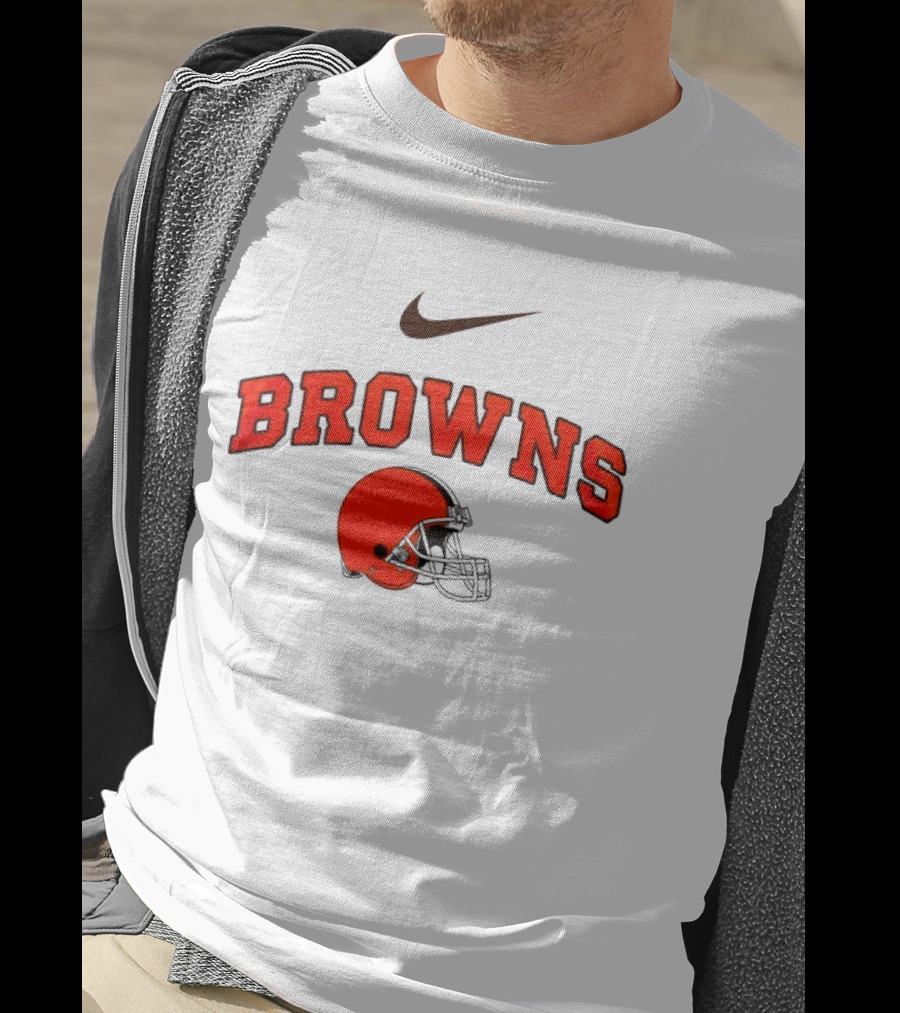 Cleveland Browns Nike Helmet Browns Make Washington Grateful Again Game Day T-Shirt