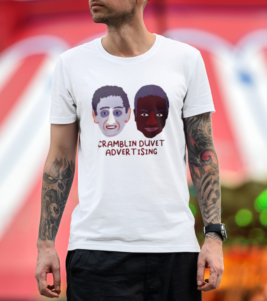 Cramblin Duvet Advertising Comedy TV Show Faces T-Shirt