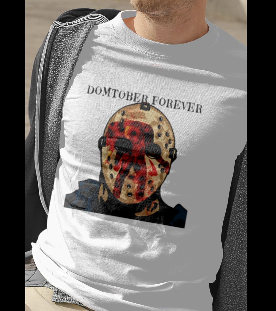 Domtober Forever Jason Voorhees Halloween Mask T-Shirt