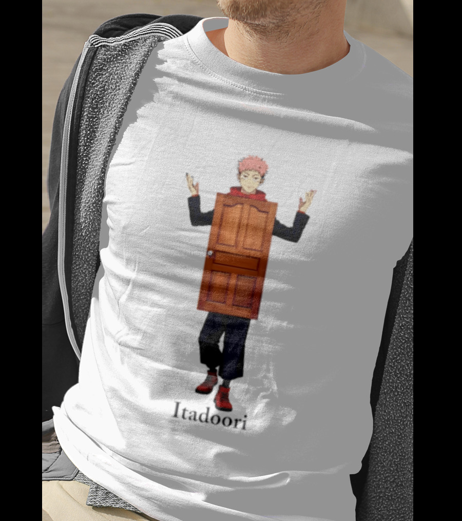 Yuji Itadori Door Jujutsu Kaisen Anime Itadoori T-Shirt