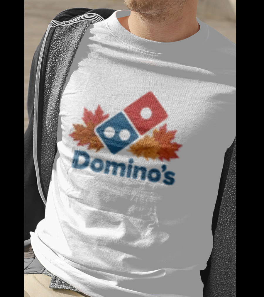 Domino's Thanksgiving Autumn Leaves Pizza Celebration T-Shirt