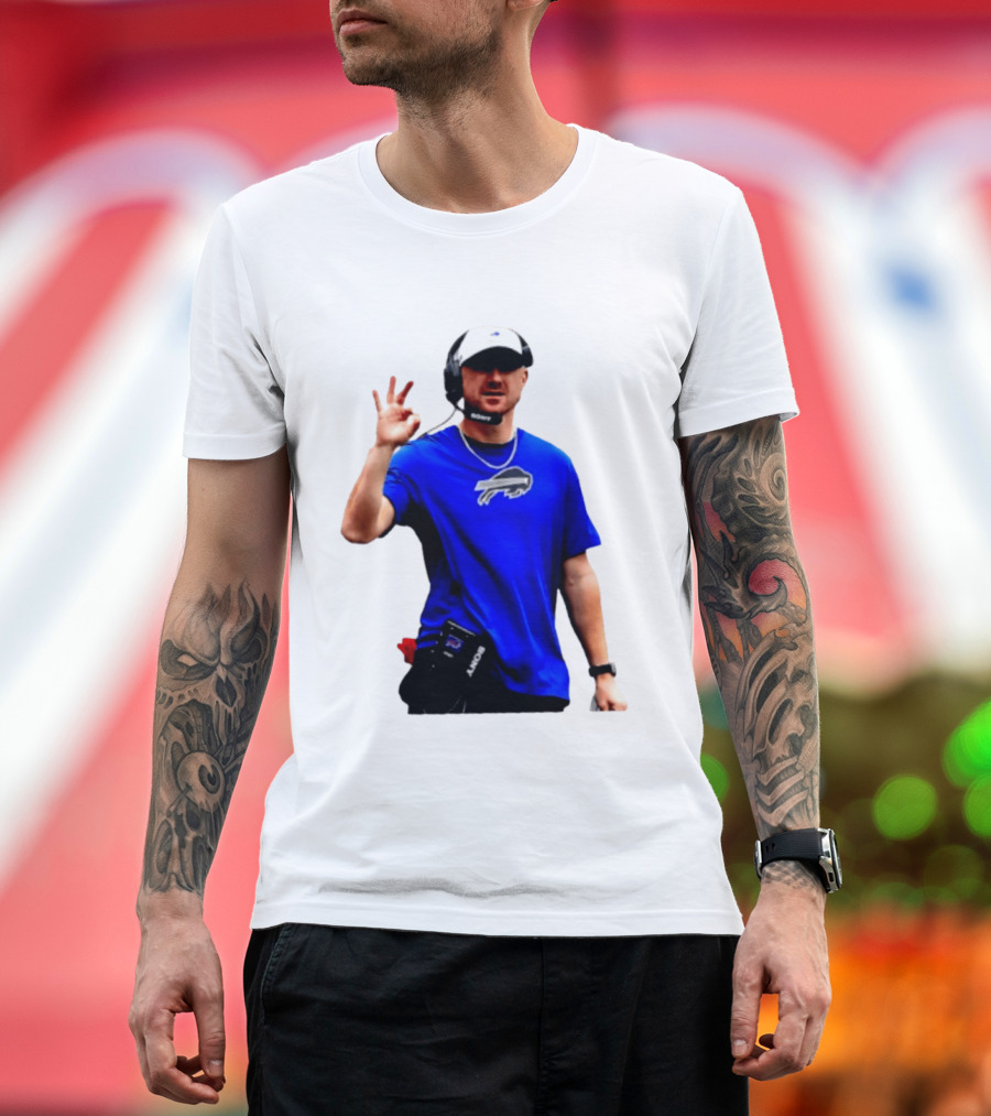 Joe Brady Buffalo Bills Coaching Moments Buffalo T-Shirt