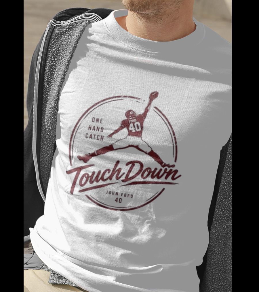 John Ford One Hand Catch Touchdown NCAA 2026 T-Shirt