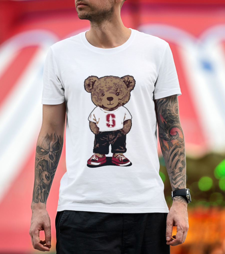 Stanford Cardinal 2026 Teddy Bear NCAA Fan Gear T-Shirt