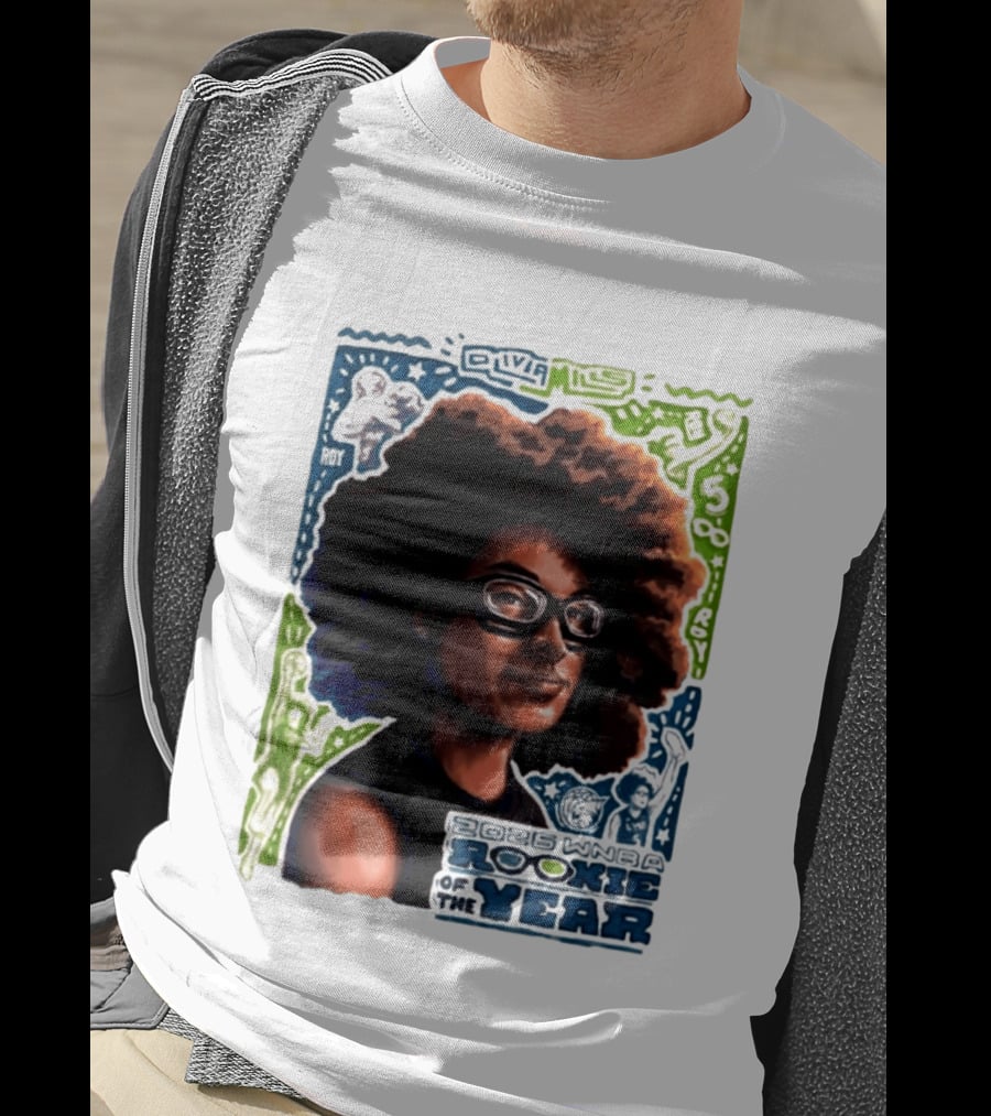 Olivia Miles Minnesota Lynx 2026 WNBA Rookie Of The Year Basketball Champion T-Shirt