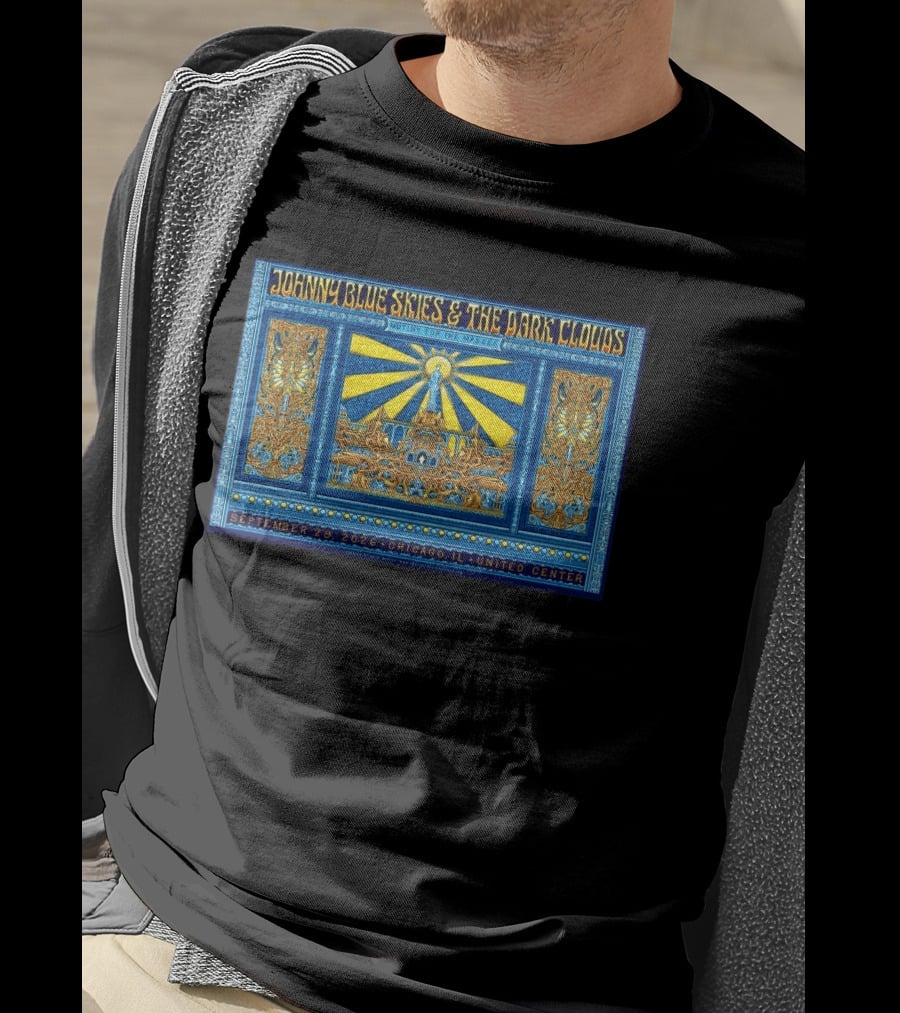 Johnny Blue Skies And The Dark Clouds Mutiny For The Masses Chicago IL 2026 United Center September 29 T-Shirt