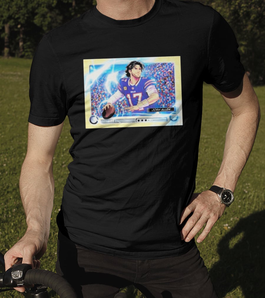 Josh Allen 1 Of 1 Anime Superfractor 2026 Bowman Football Card T-Shirt