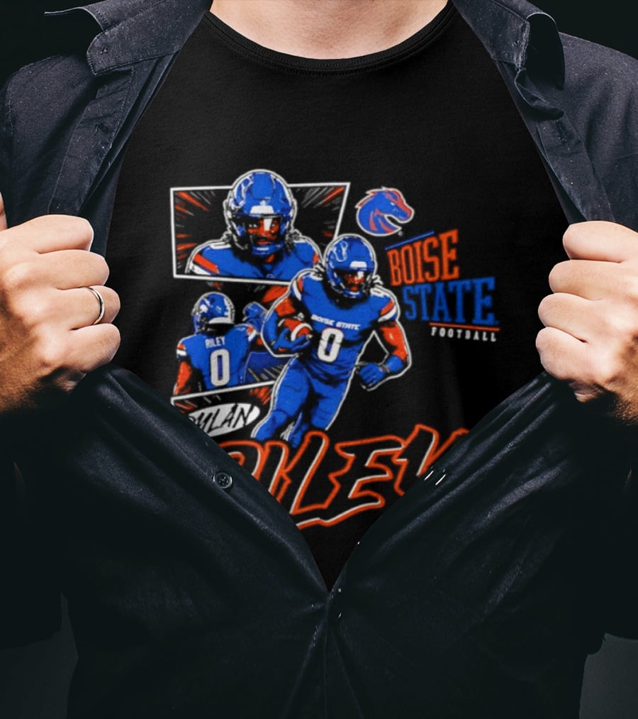 Boise State Broncos Football Riley Comic Book T-Shirt
