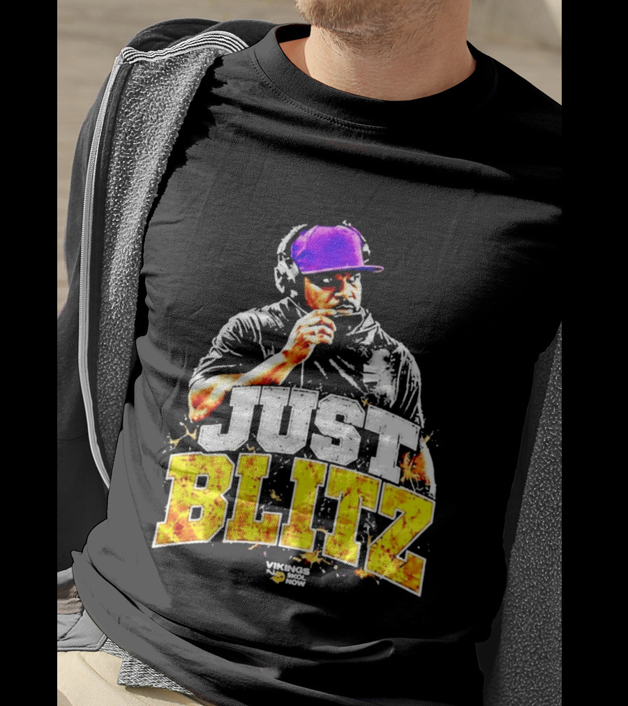 Just Blitz Football Coach Vikings Skol Now T-Shirt