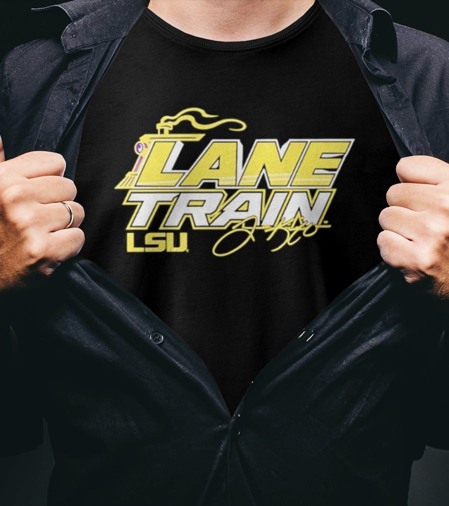 Lane Kiffin LSU Lane Train Football Tigers T-Shirt