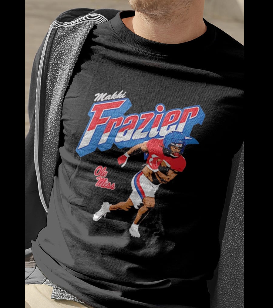 Makhi Frazier Ole Miss Rebels Football Player NCAA T-Shirt