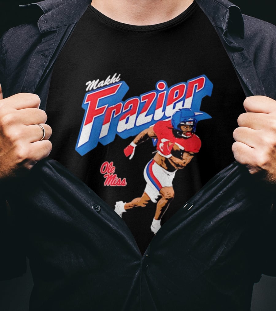 Makhi Frazier Ole Miss Rebels Football Player NCAA T-Shirt