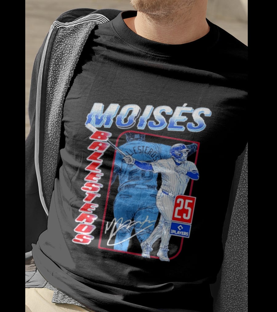 Moisés Ballesteros 25 Chicago Player Baseball T-Shirt