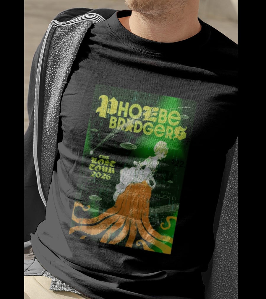 Phoebe Bridgers The Lost Tour 2026 Washington DC 09/29/26 With Alex G T-Shirt